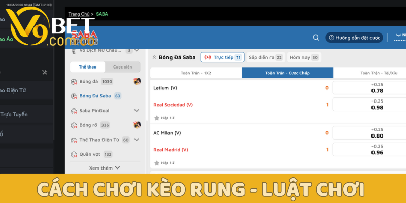 Hướng dẫn cách chơi kèo rung từ A đến Z cho người mới 3 Cách chơi kèo rung V9bet