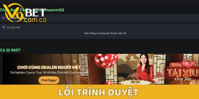 Hướng dẫn đăng nhập v9bet: Các bước chi tiết và xử lý lỗi thường gặp 3 Đăng nhập V9BET - Lỗi trình duyệt