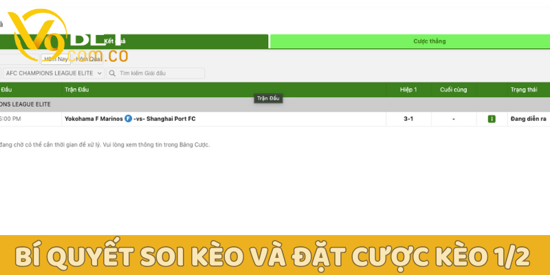 Kèo 1/2 (0.5): Hướng dẫn toàn diện cho hội viên tại V9bet 5 Kèo 1/2 V9bet