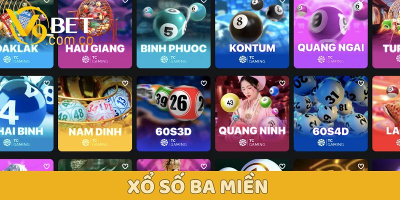 Xổ số 3 miền: Bắc - Trung - Nam Cập nhật mới Nhất 1 Xổ số 3 miền V9bet