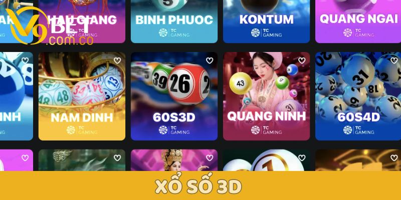 Xổ số 3D V9bet